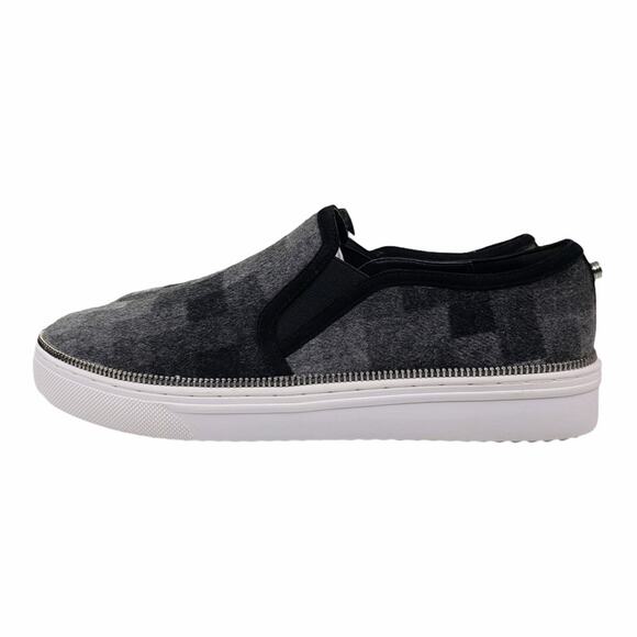 Botkier Harper Slip On Sneaker in Grey Graphic Women's Size 7.5 Medium NEW - Picture 5 of 11
